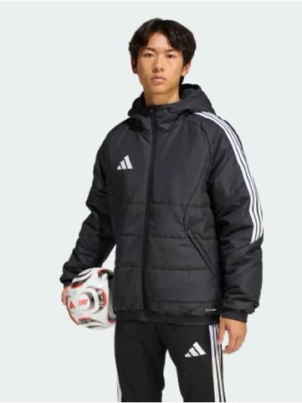 NWT Adidas Tiro26 Winter Long Jacket Black White Men’s XL JZ4109